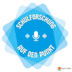 Logo der Podcast-Reihe: Schulforschung auf den Punkt